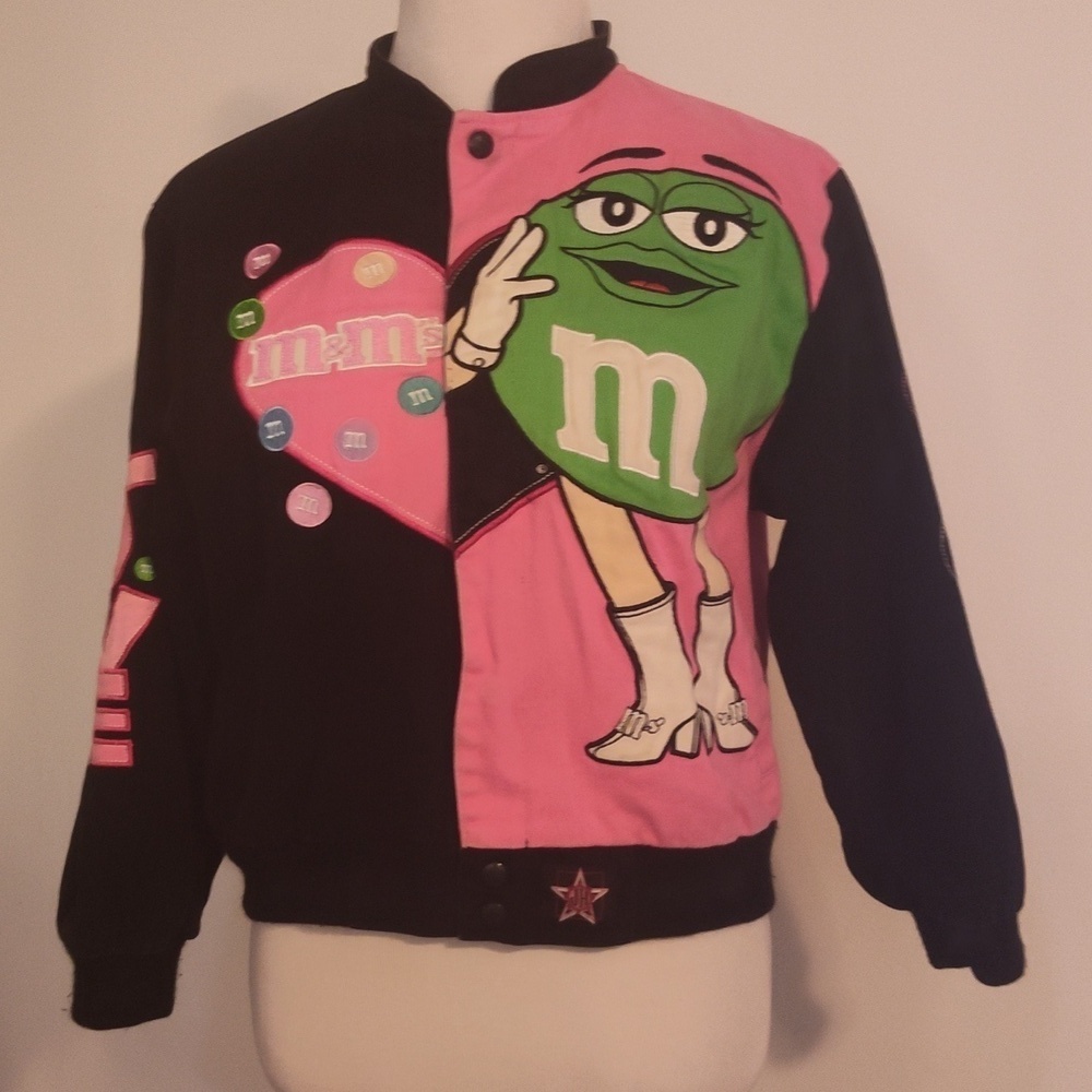 M & M's Jacket JH designs green m&m kids extra large